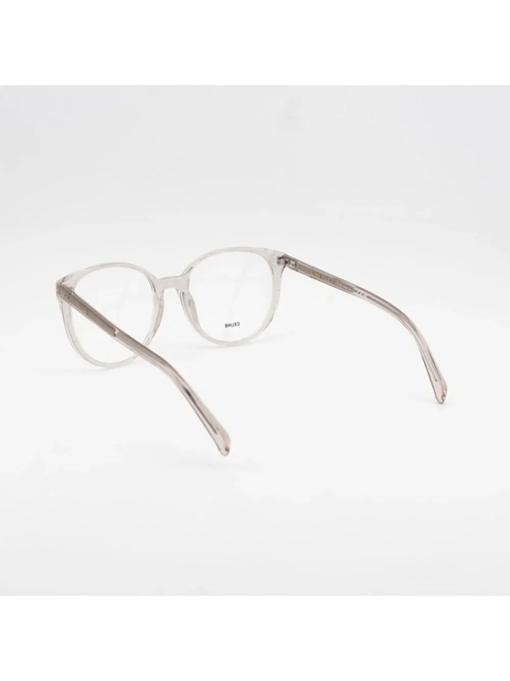 Celine CL50077I 073 Eyeglasses Transparent Rose 54mm Cat Eye Frame